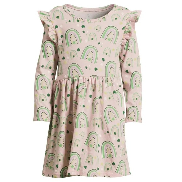 wonder nation Other - Wonder Nation Pink and Green Rainbow Dress St. Patricks St. Patty's day Size 2T